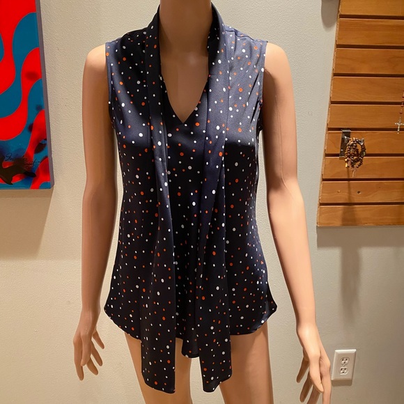 *Anne Klein* Polka Dot Top - Picture 3 of 10